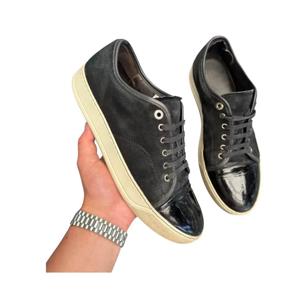 Lanvin DBB1 Patent Cap Toe Sneaker