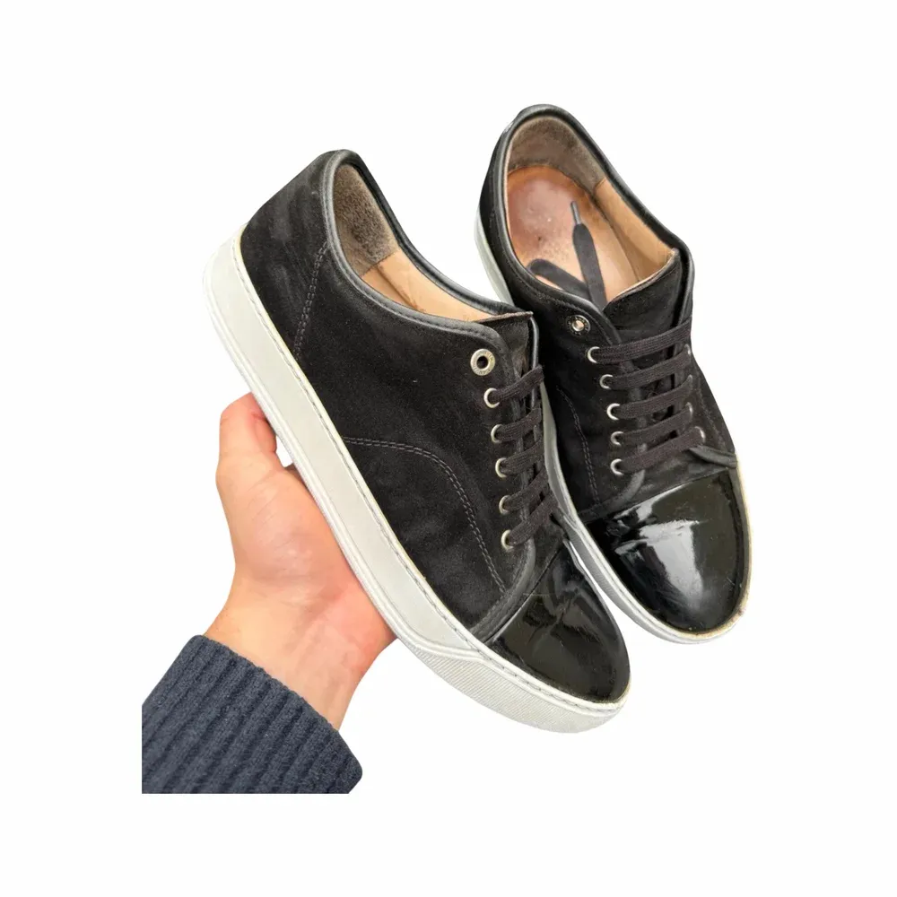 Lanvin DBB1 Patent Cap Toe Sneaker