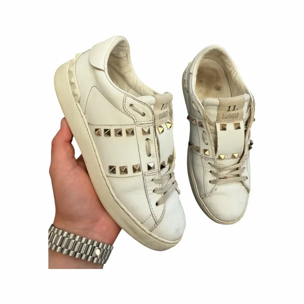 Valentino Rockstud Untitled Open Sneakers