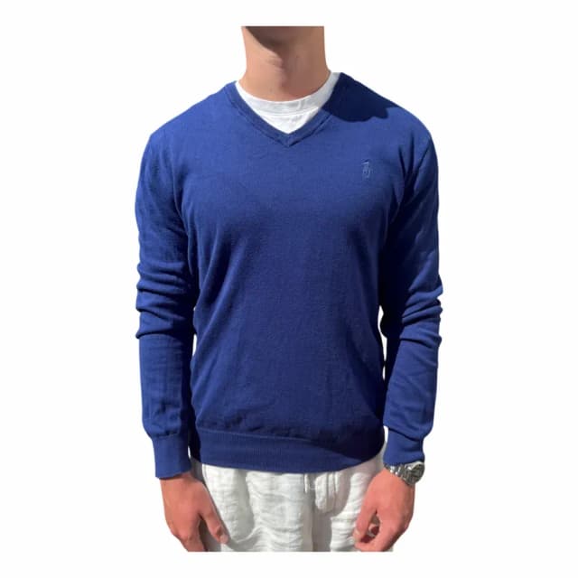Ralph Lauren Washable Merino Wool V-Neck Sweater