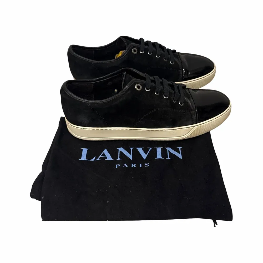 Lanvin DBB1 Patent Cap Toe Sneaker