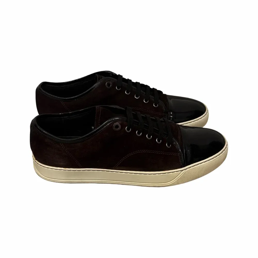 Lanvin DBB1 Patent Cap Toe Sneaker