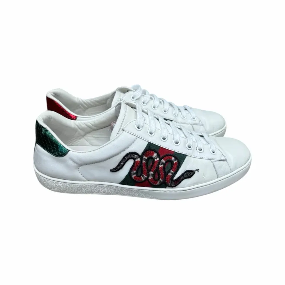 Gucci Ace Embroidered Snake
