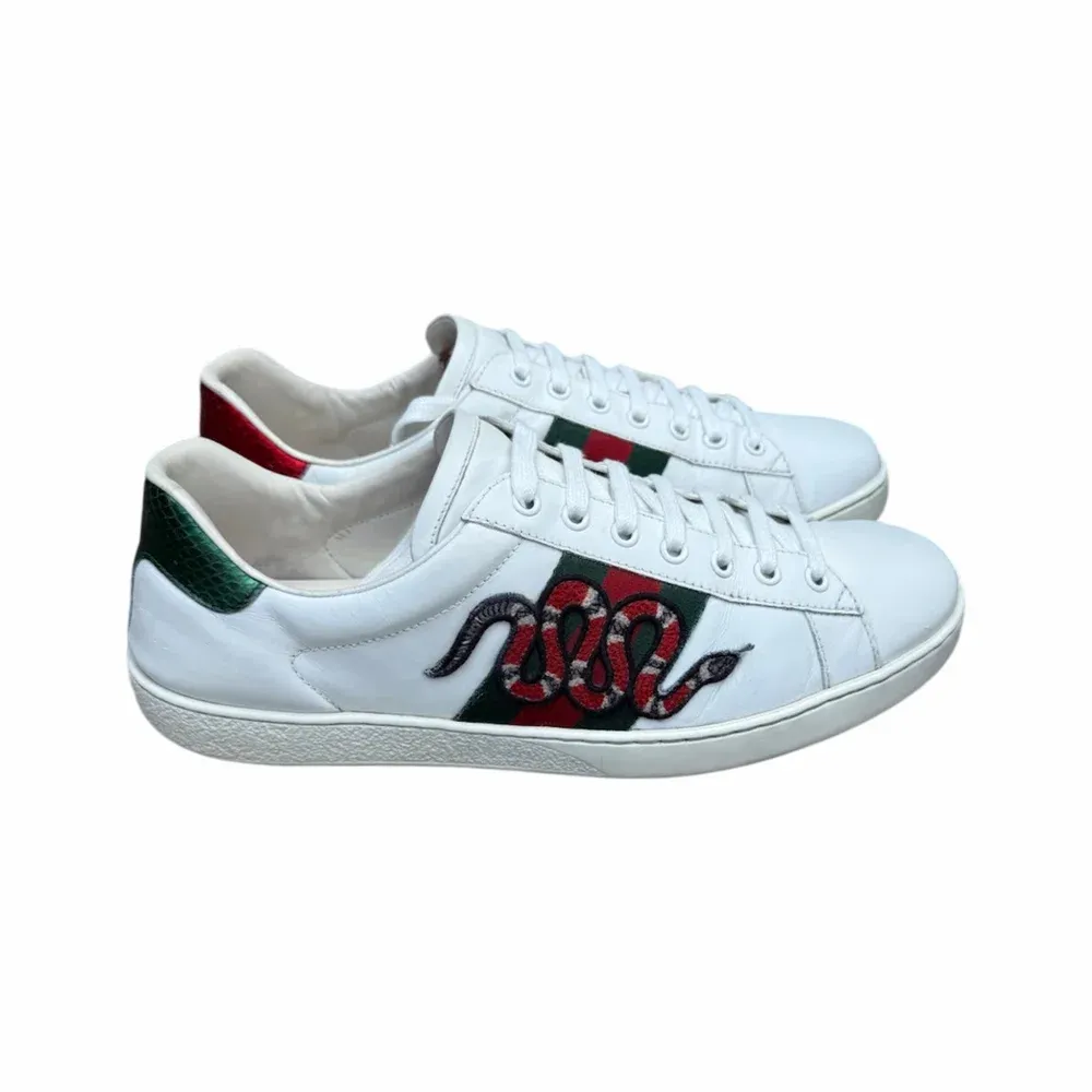 Gucci Ace Embroidered Snake