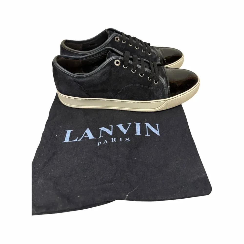 Lanvin DBB1 Patent Cap Toe Sneaker