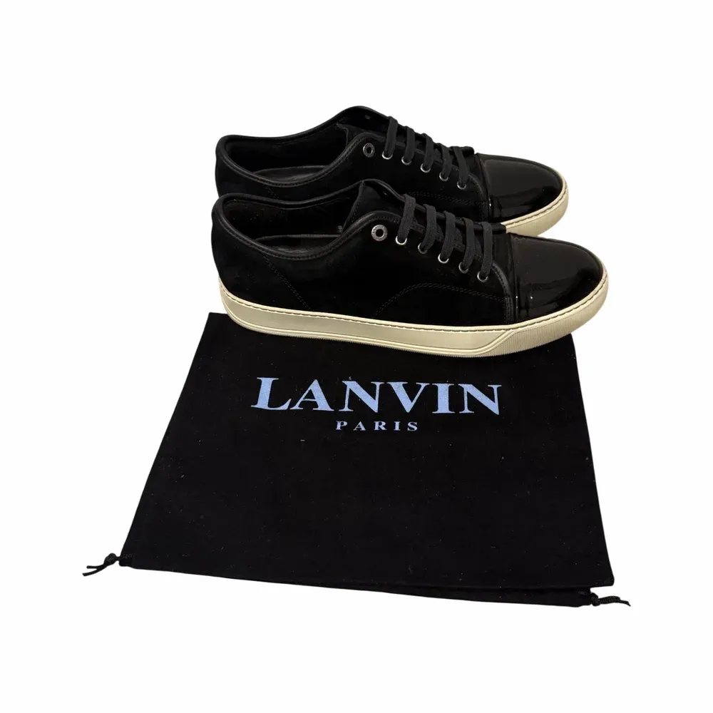 Lanvin DBB1 Patent Cap Toe Sneaker