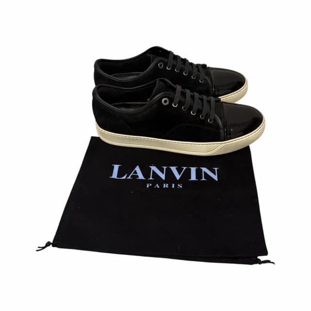 Lanvin DBB1 Patent Cap Toe Sneaker
