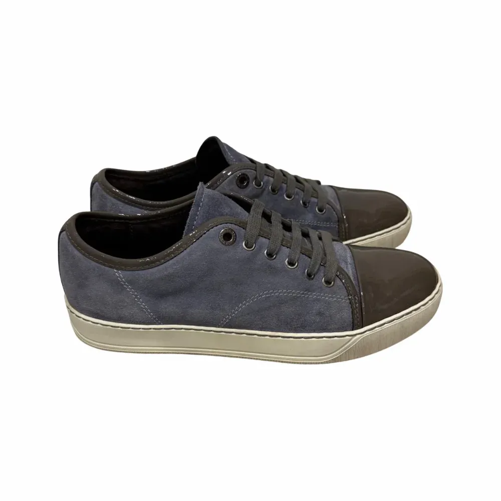 Lanvin DBB1 Patent Cap-Toe Sneaker