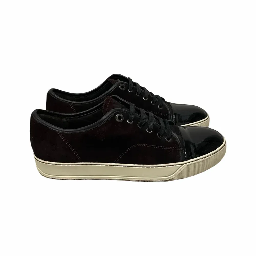 Lanvin DBB1 Patent Cap Toe Sneaker