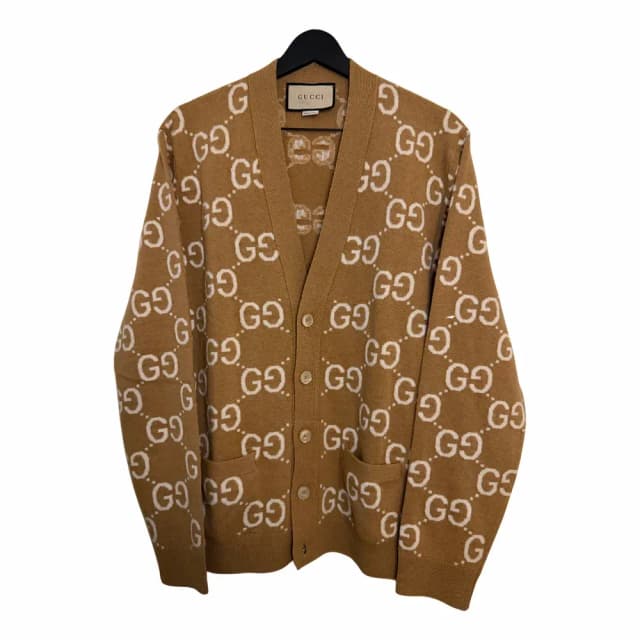 Gucci GG Wool Jacquard Cardigan