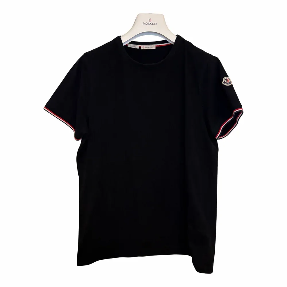 MONCLER Slim-Fit Logo-Appliquéd Contrast-Tipped Cotton-Blend T-Shirt