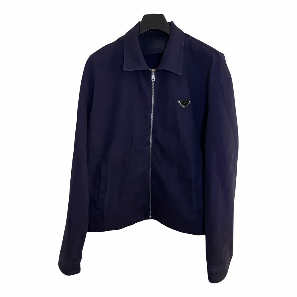 PRADA Cotton Denim Bomber Jacket (GEB233)