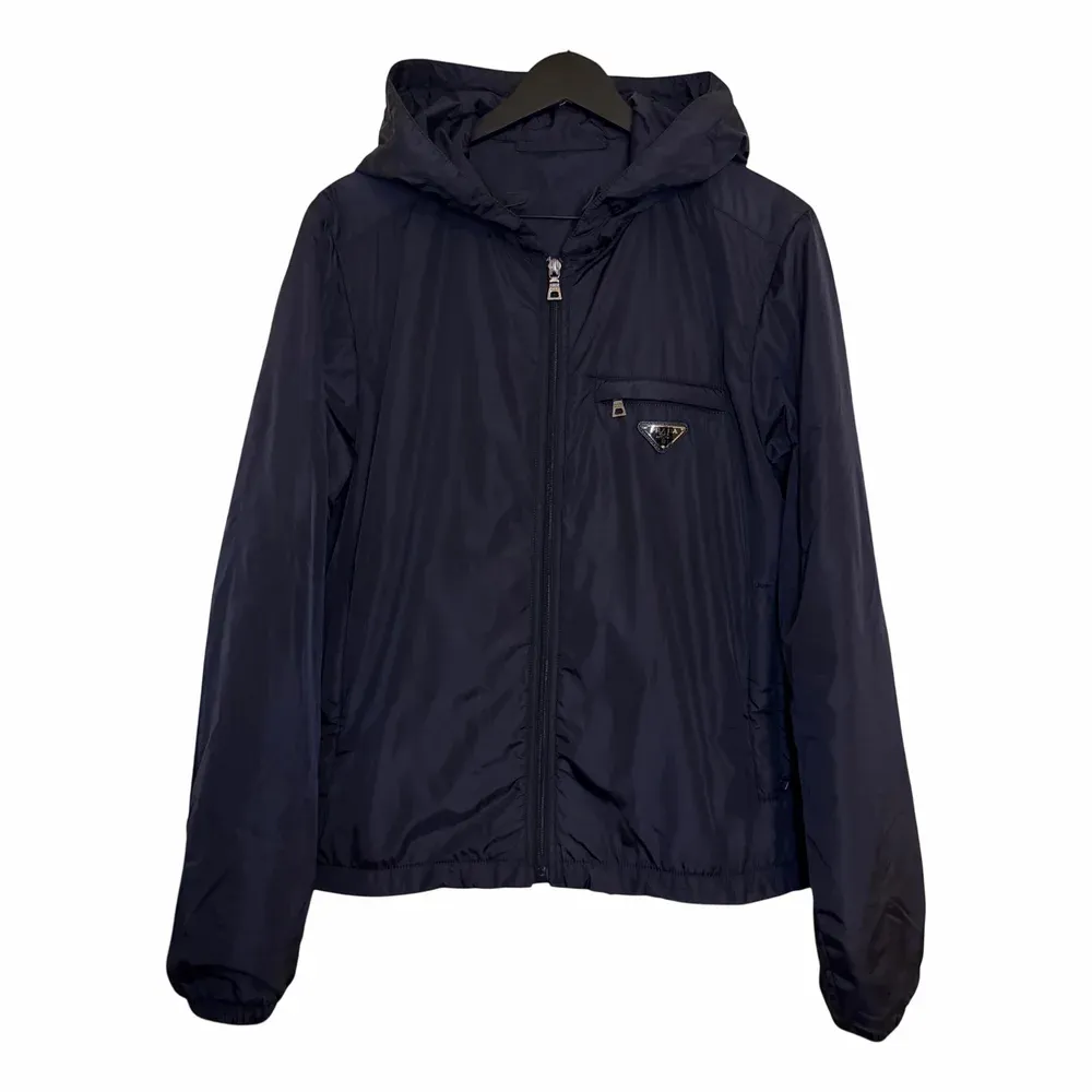 Prada Re-Nylon Hooded Puffer Jacket