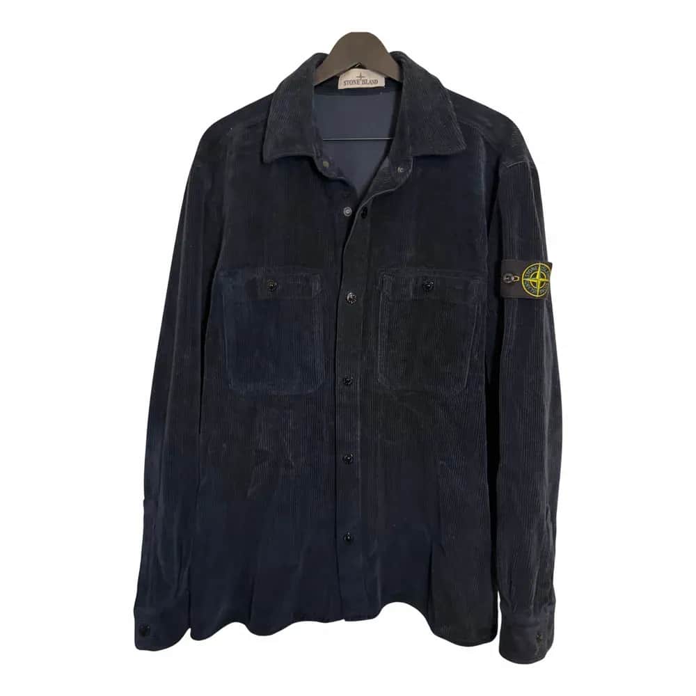 Stone Island Garment Dyed Corduroy Overshirt