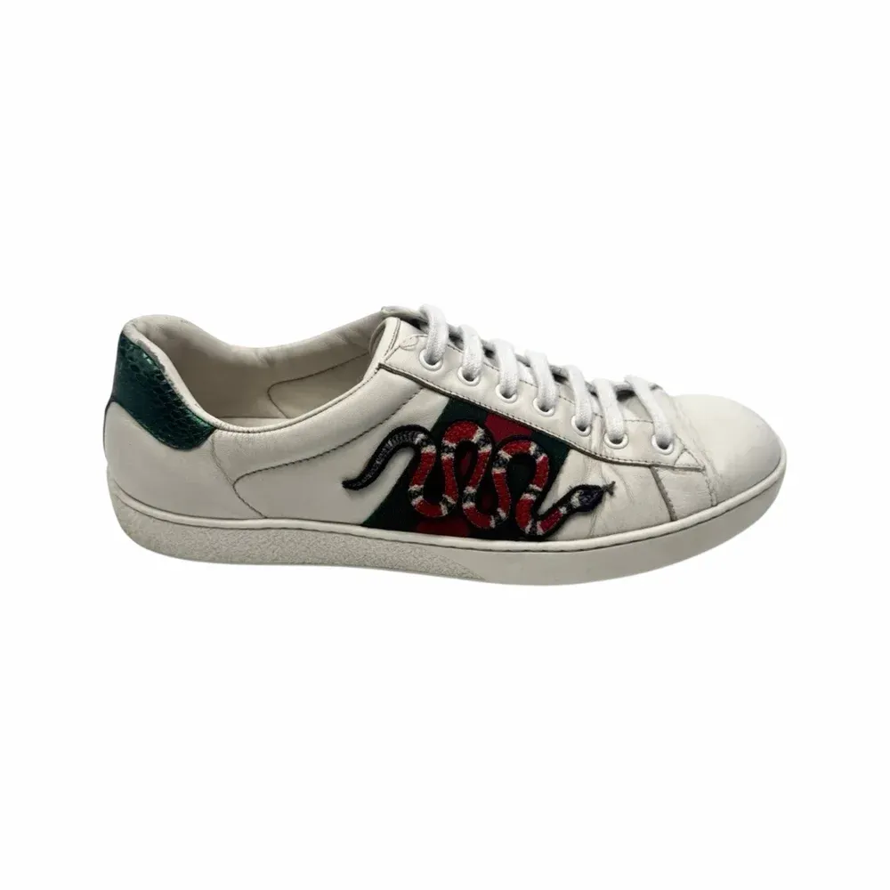 Gucci Ace Embroidered Snake Sneakers