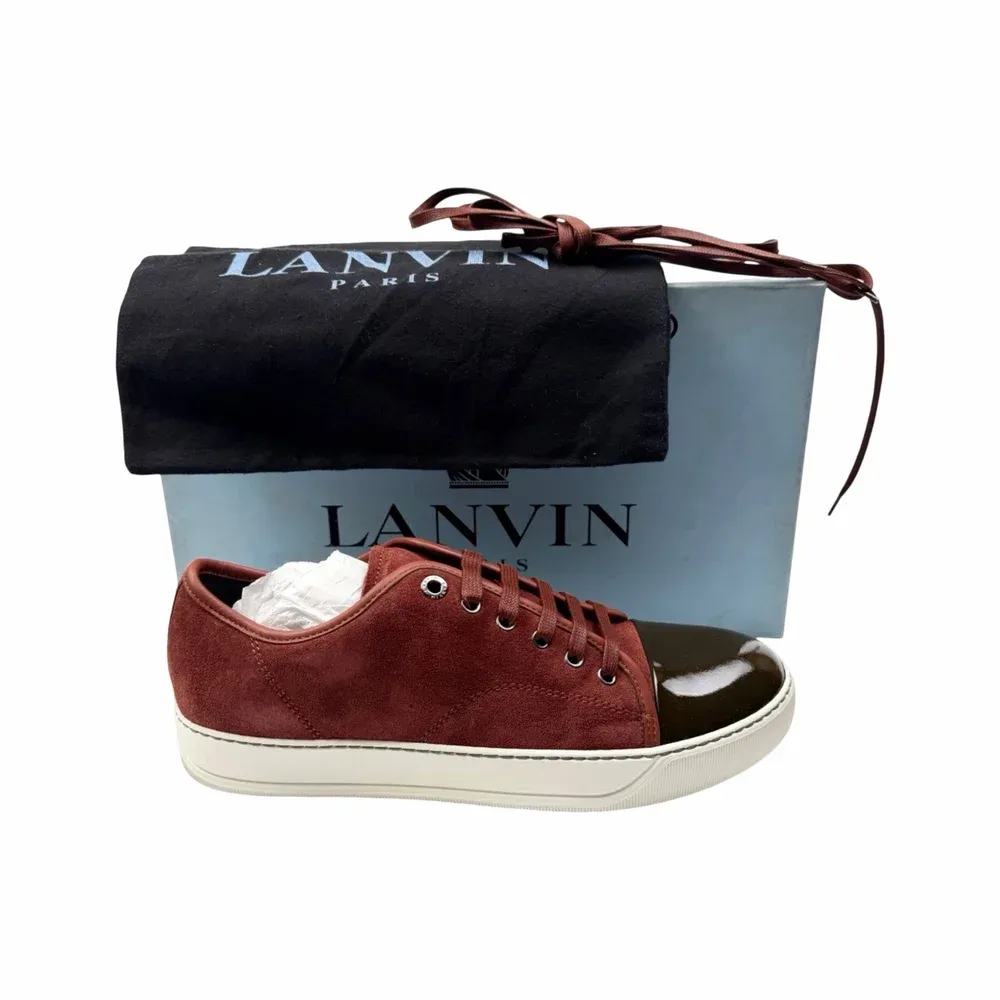 Lanvin DBB1 Patent Cap Toe Sneaker