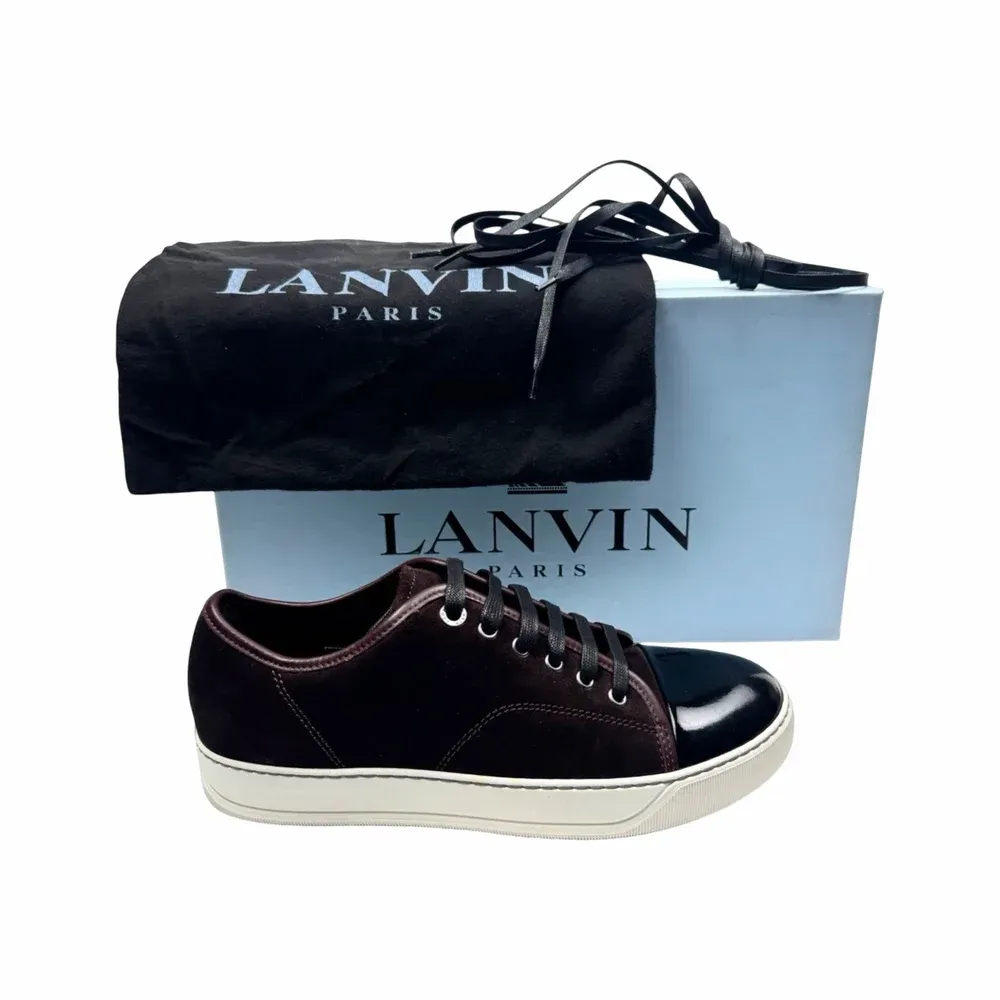 Lanvin DBB1 Patent Cap Toe Sneaker