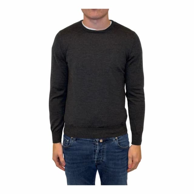 Gran Sasso Knitted Crew Neck Sweater