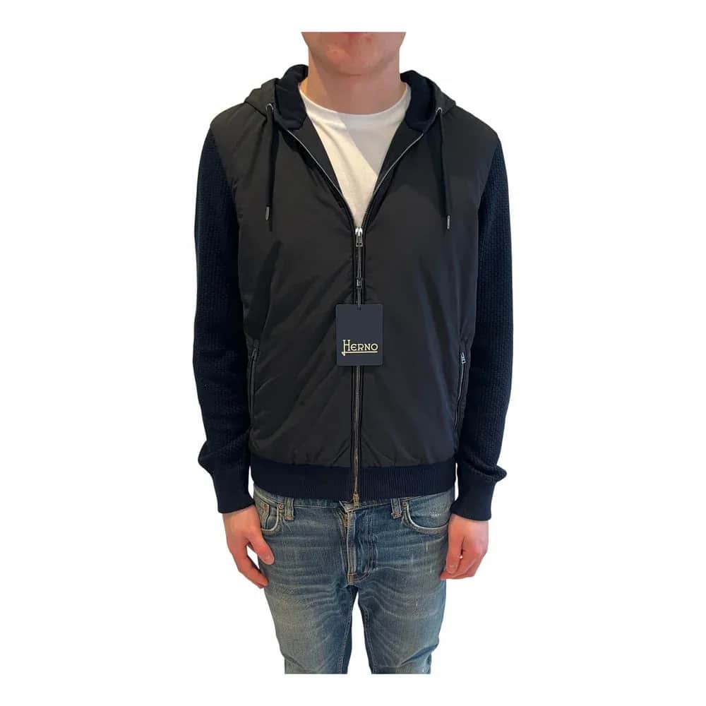Herno Knitted Hybrid Hooded Jacket