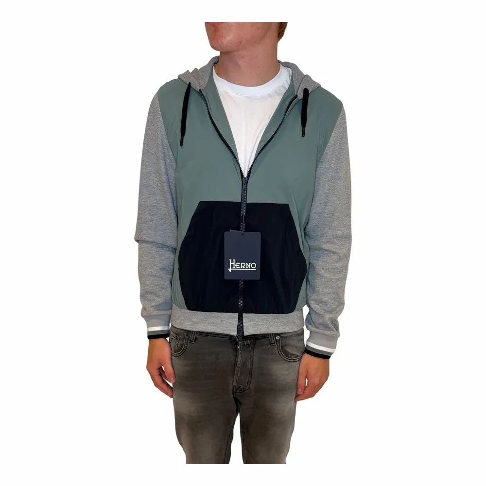 Herno Layered-effect cotton-blend Hoodie