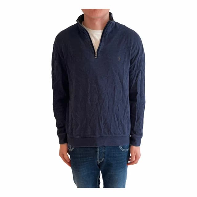 Ralph Lauren Cable-Knit Quarter-Zip Sweater