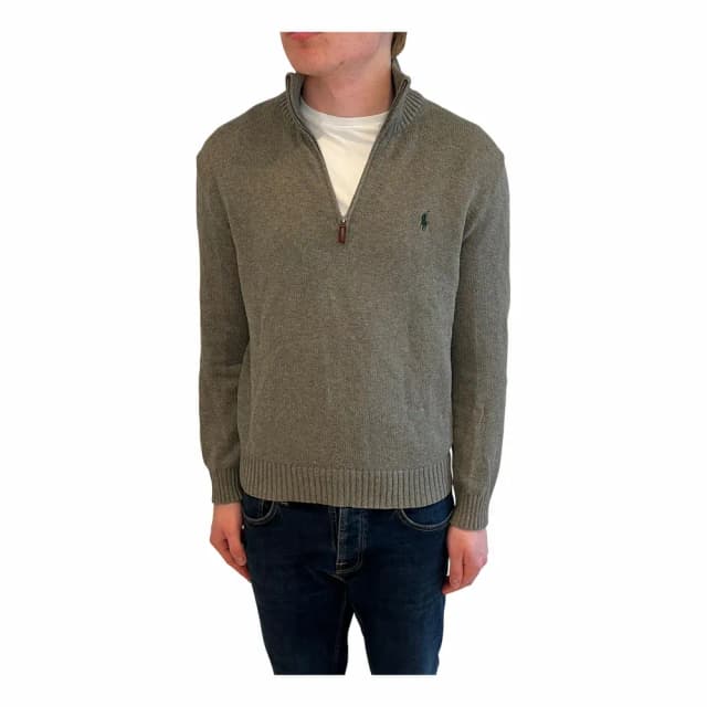 Ralph Lauren Cotton Quarter-Zip Sweater