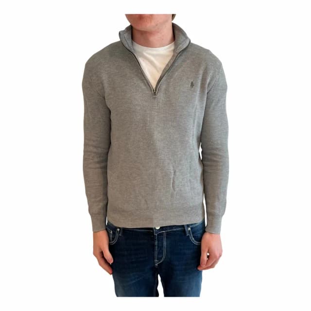 Ralph Lauren Prima Cotton Half-Zip Sweater