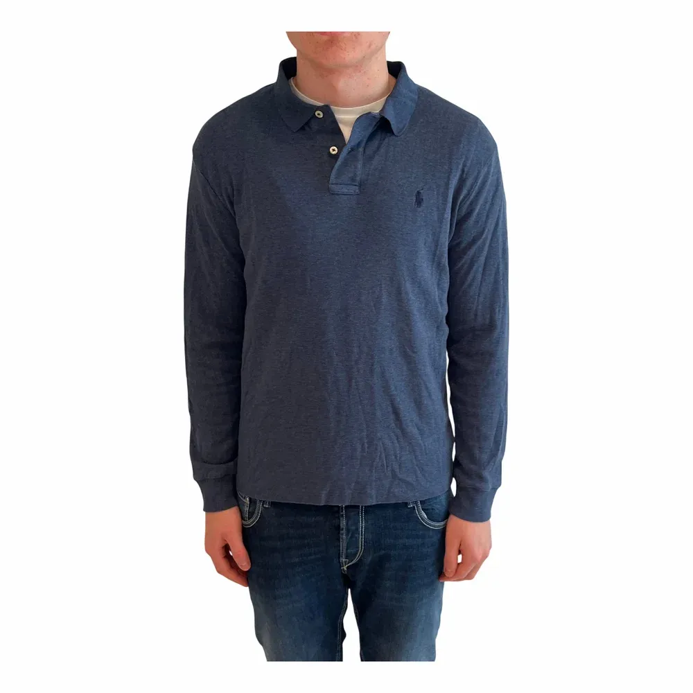 Ralph Lauren Custom Slim Fit Long Sleeve Mesh Polo Shirt