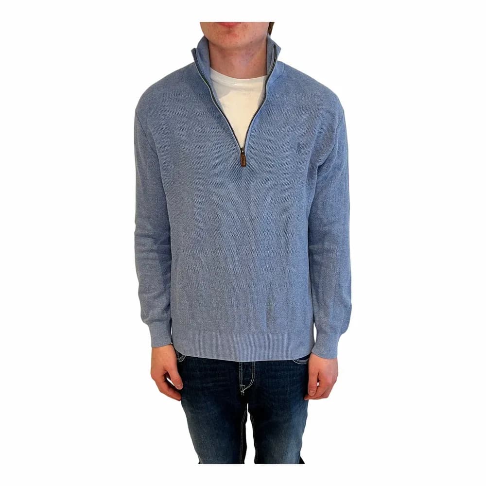 Ralph Lauren Textured Cotton Quarter-Zip Jumper