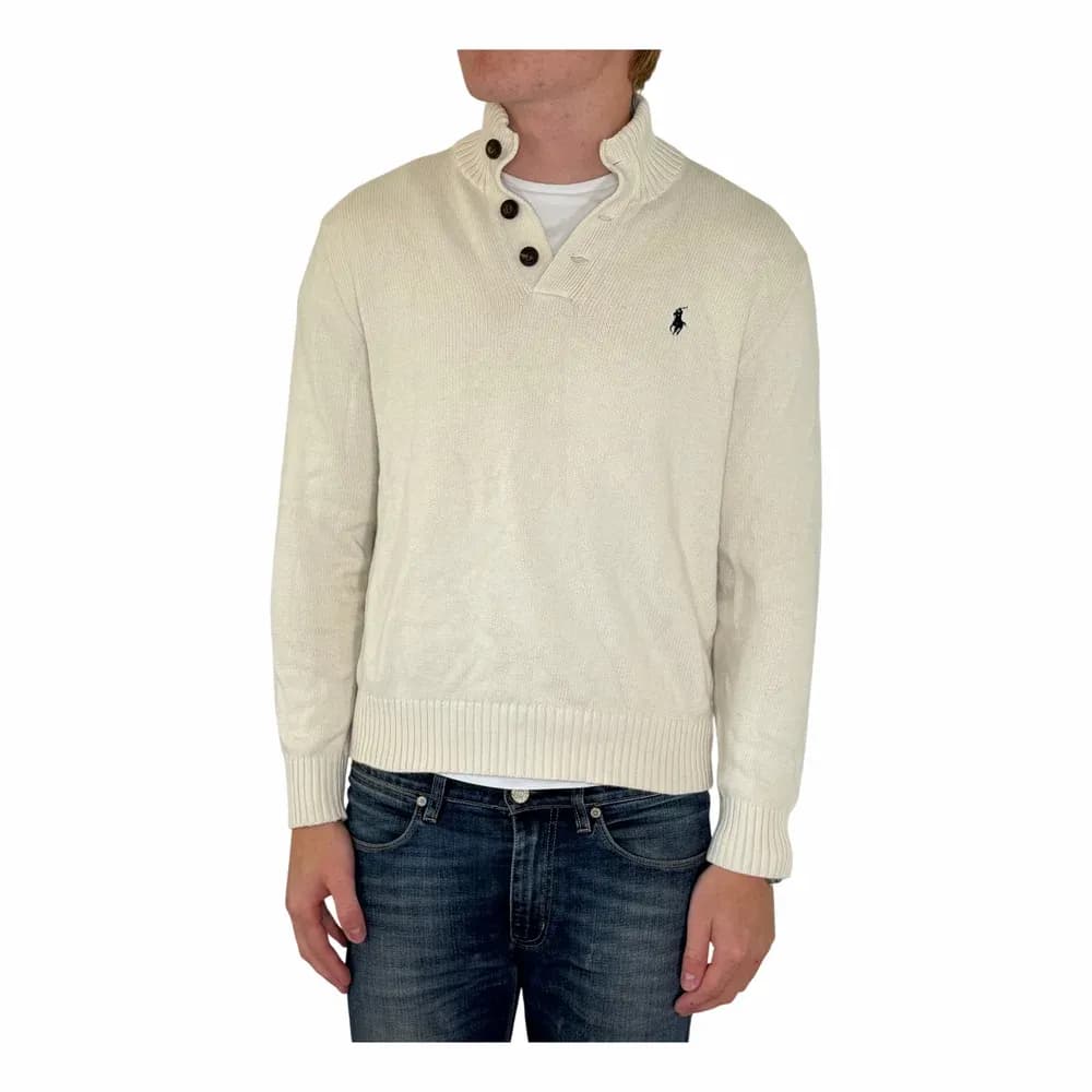 Ralph Lauren Knit Quarter Button Pullover