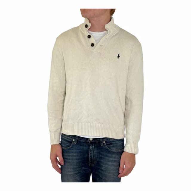 Ralph Lauren Knit Quarter Button Pullover