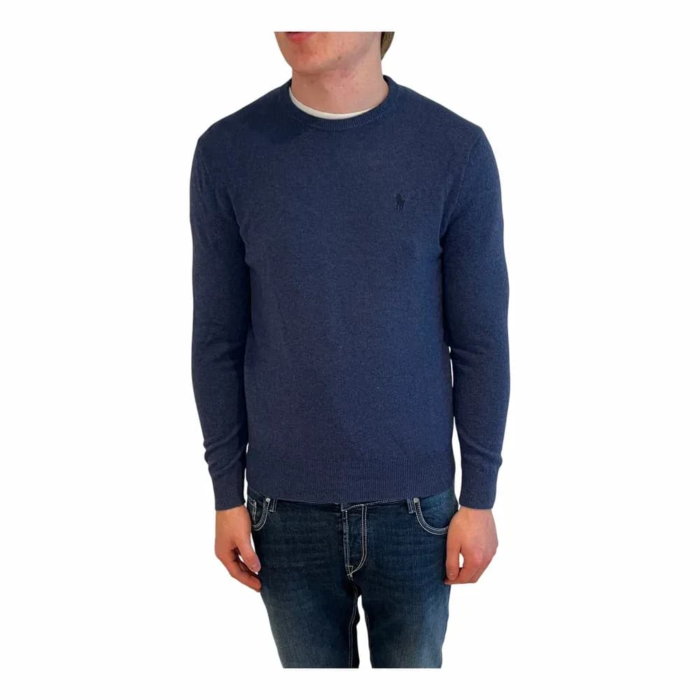 Ralph Lauren Merino Wool-Cashmere Crew Neck Sweater