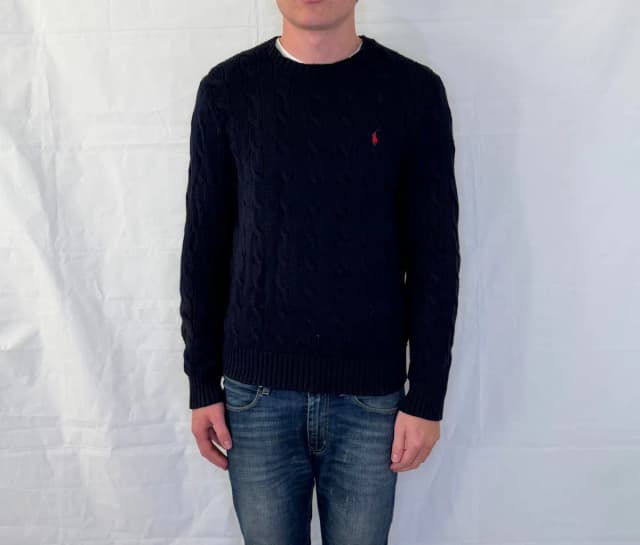 Ralph Lauren Cable-Knit Cotton Sweater