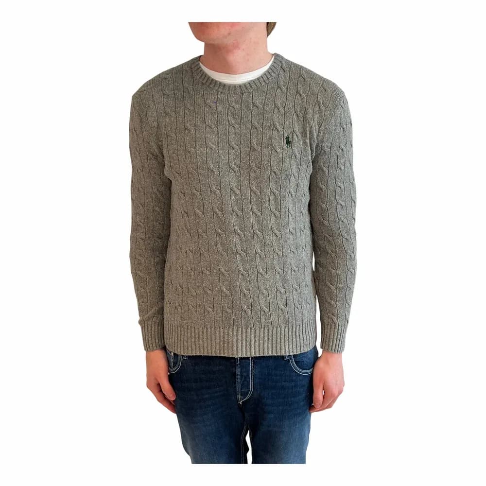 Ralph Lauren Flätstickad tröja i bomullsmix