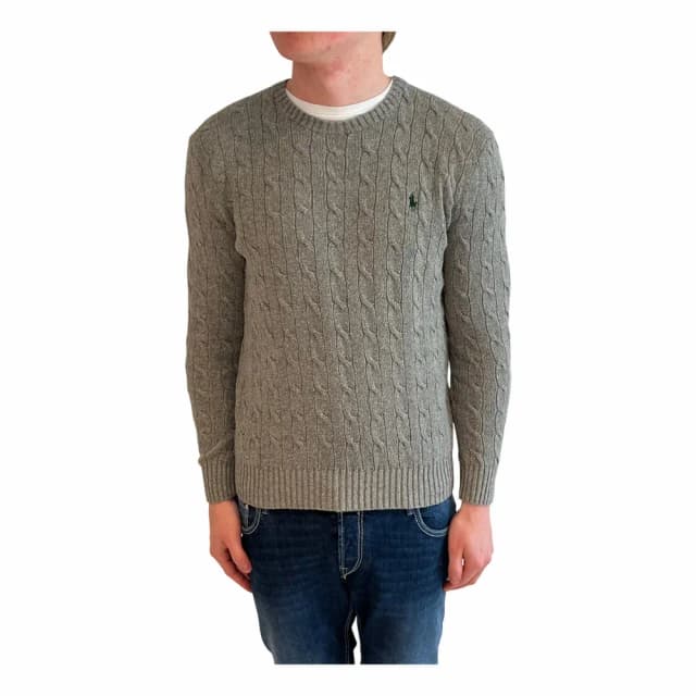Ralph Lauren Flätstickad tröja i bomullsmix