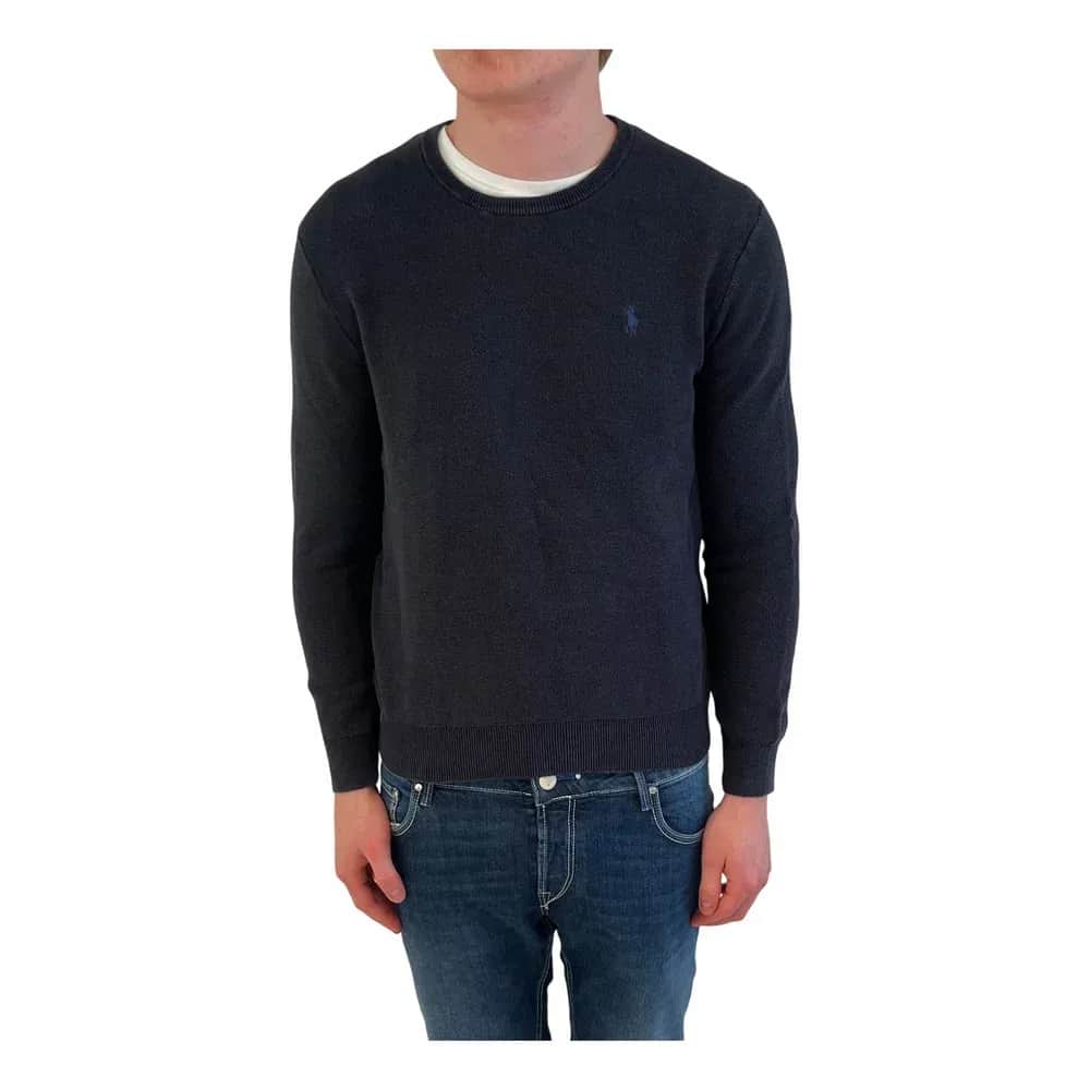 JACOB COHEN Mesh-Knit Cotton Crewneck Sweater